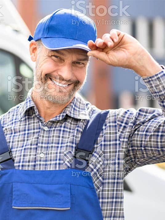 leadershipFPO Smiling man tipping his hat respectfully